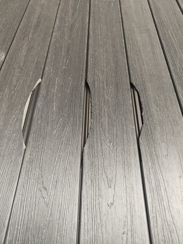 TWEEDE KANS - Composiet gevelbekleding antraciet - 40 m2, Ophalen, Zo goed als nieuw, 250 cm of meer, Planken