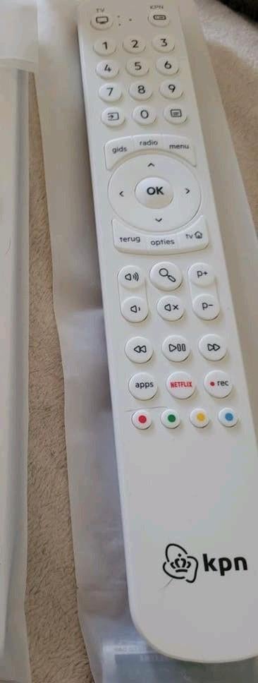 KPN afstandsbediening nieuw in verpakking met batterijen, Ophalen of Verzenden, Nieuw, Origineel, Tv