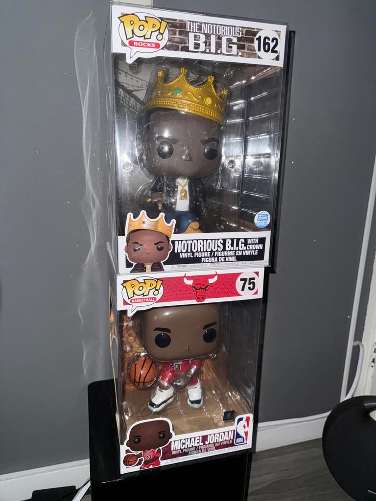 Funko pop michael jordan en notorious big 10 inch jumbo, Ophalen of Verzenden, Nieuw