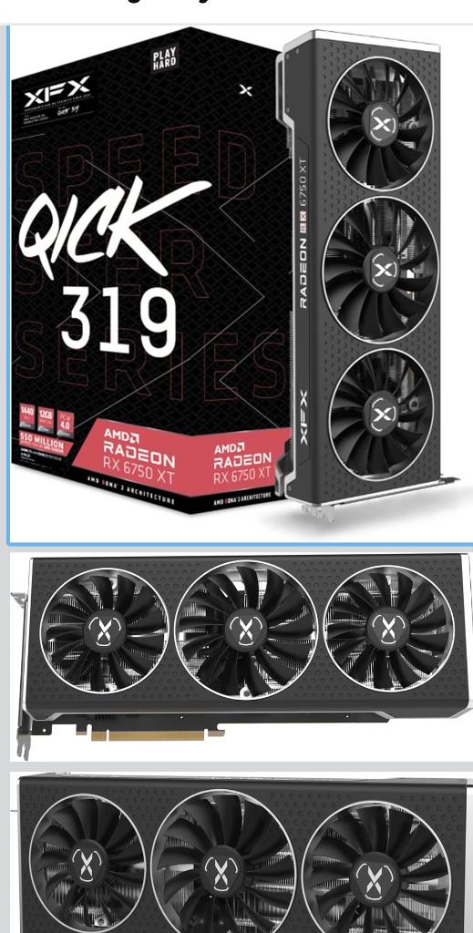RX 6750XT 12GB, Computers en Software, Videokaarten, AMD, GDDR6, PCI-Express 4, Ophalen of Verzenden