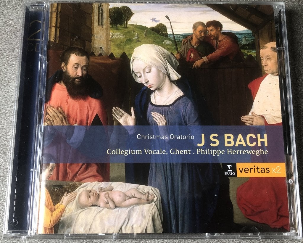 BACH - CHRISTMAS ORATORIO - COLLEGIUM VOCALE-HERREWEGHE-2 CD, Ophalen of Verzenden, Barok, Zo goed als nieuw, Bach