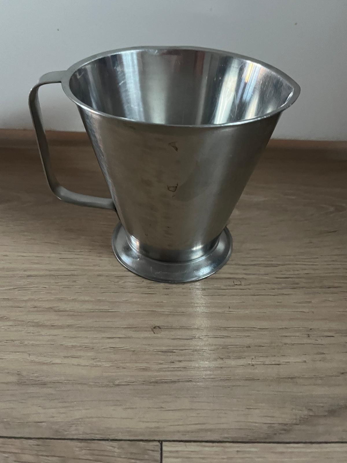 Roestvrijstalen maatbeker 500 ml, Zilver, Ophalen of Verzenden, Metaal, Overige typen