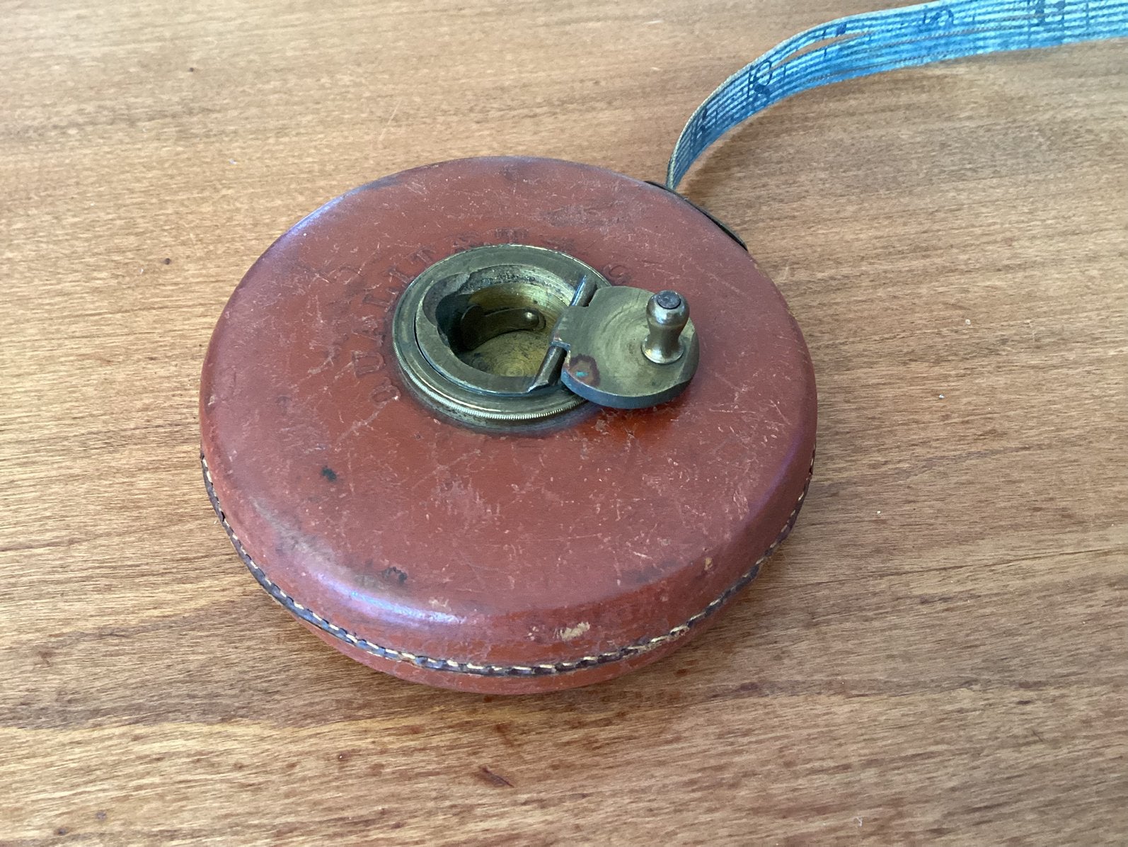 Antieke vintage rolmaat 10 m, Antiek en Kunst, Ophalen of Verzenden