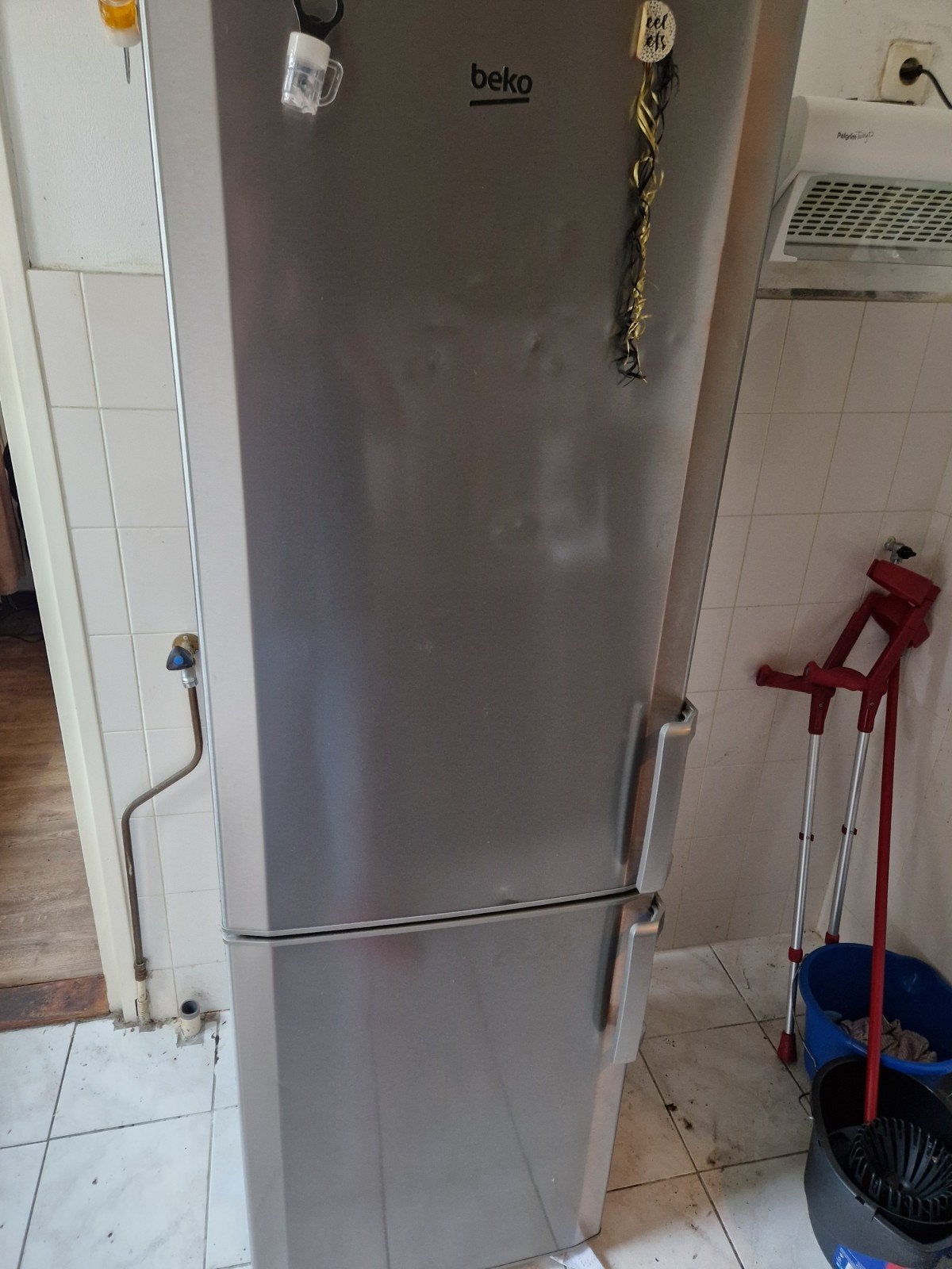 Beko koelkast met vriezer - goed werkend, 150 tot 200 liter, Gebruikt, 60 cm of meer, Met aparte vriezer