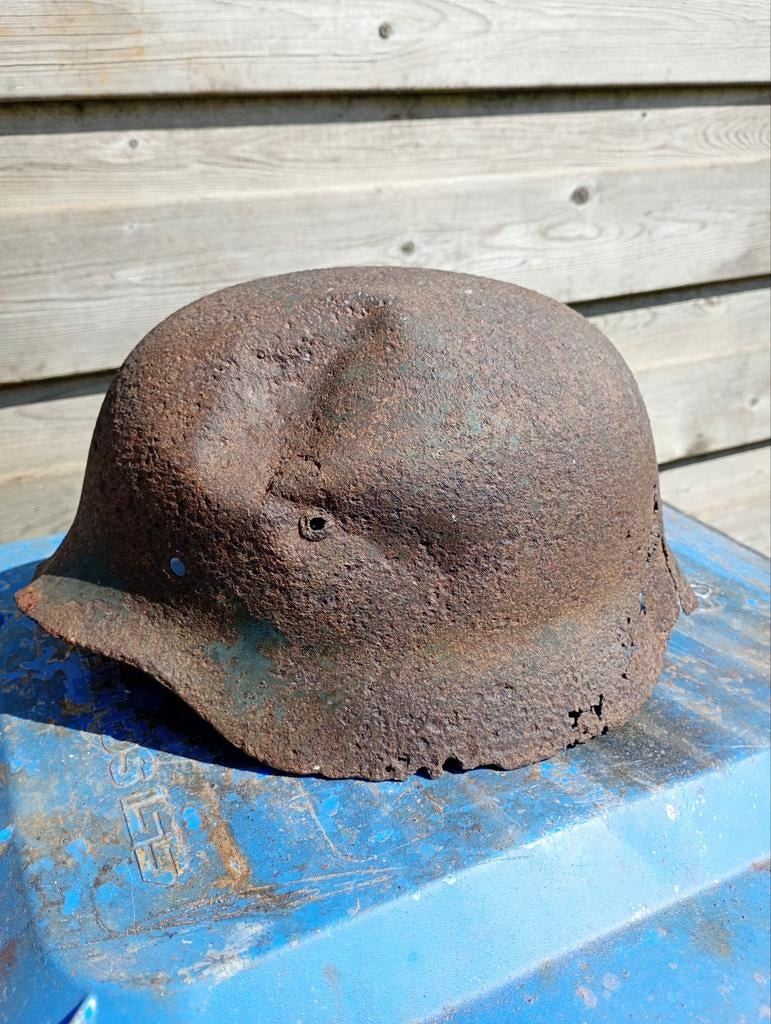 Duitse helm, Ophalen of Verzenden, Zo goed als nieuw, One size fits all