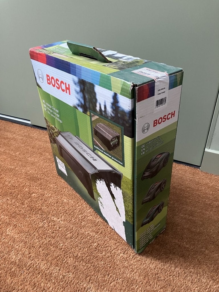 Garage voor robotgrasmaaier, Tuin en Terras, Robotmaaiers, Verzenden, Nieuw, Minder dan 20 cm, Bosch