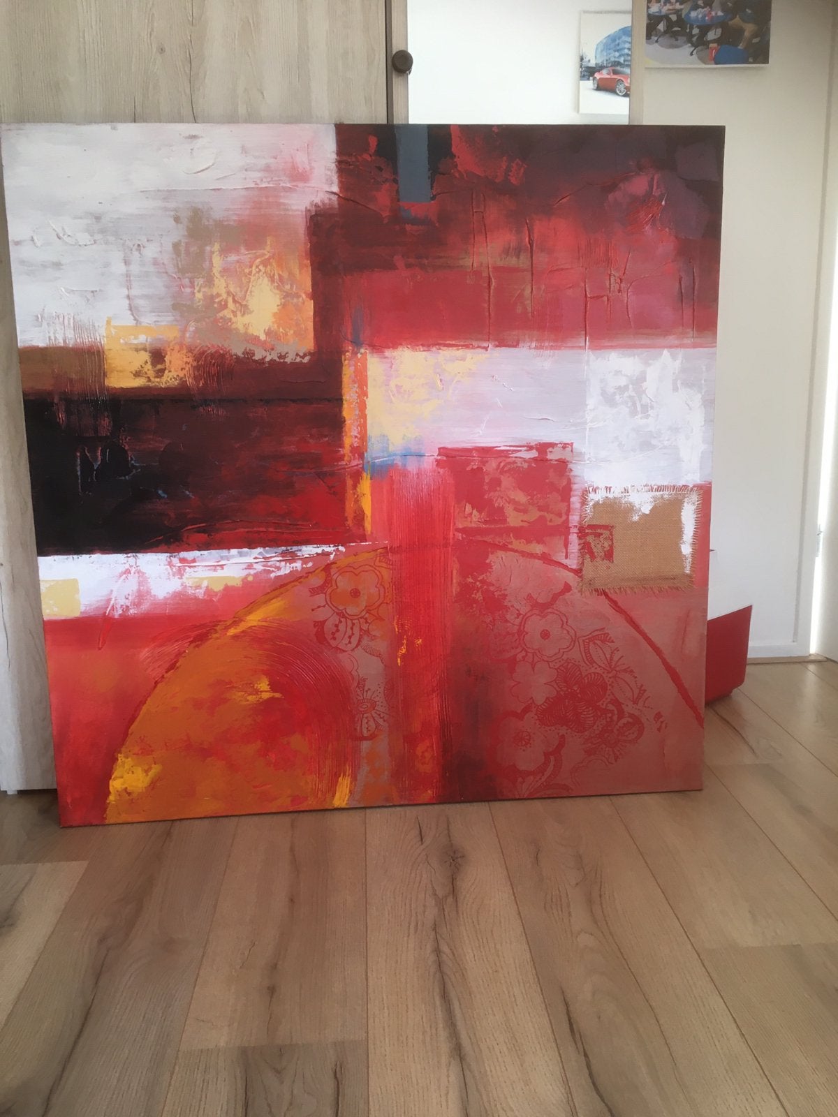 Schilderij, Huis en Inrichting, Woonaccessoires | Schilderijen, Tekeningen en Foto's, Ophalen, Zo goed als nieuw, Schilderij