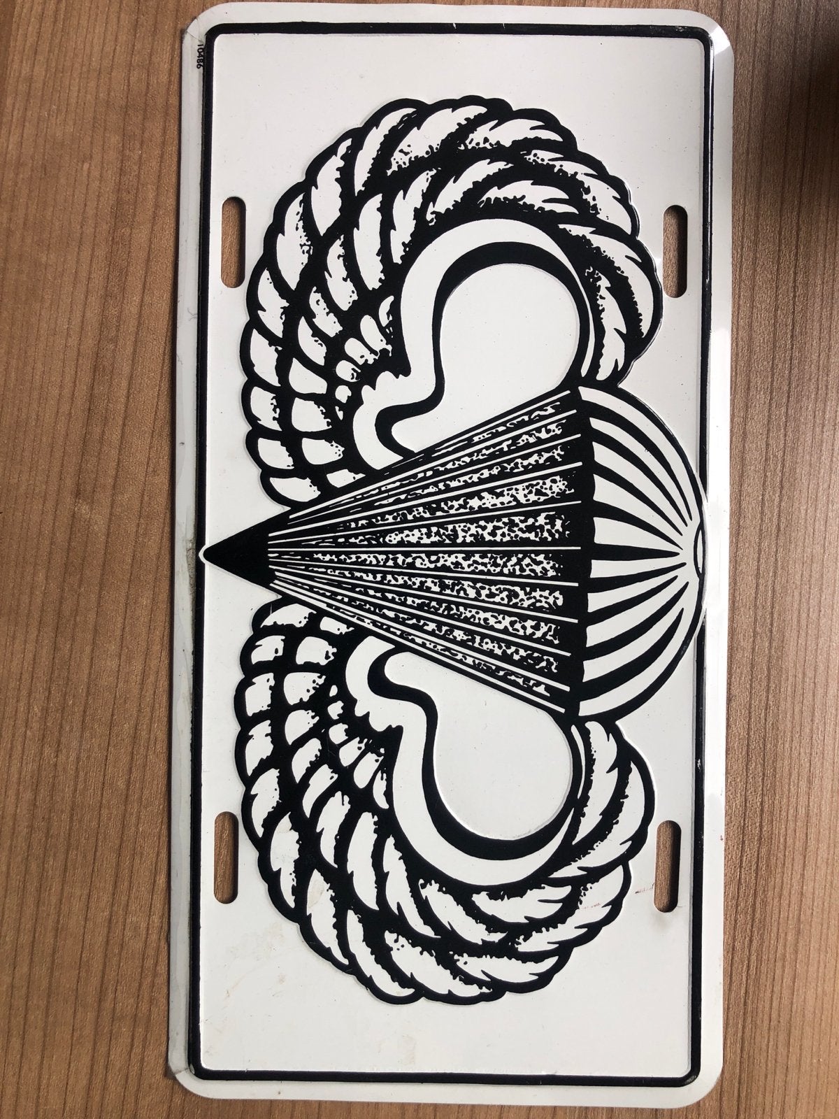 Decoratieve plaat (kentekenplaat-stijl), Ophalen of Verzenden