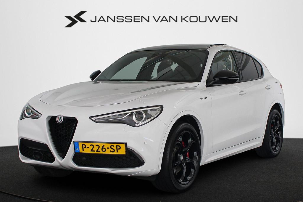 Alfa Romeo Stelvio 2.0T 280pk AWD Veloce / Origineel NL / Pa, 4 cilinders, 1655 kg, Wit, Bedrijf