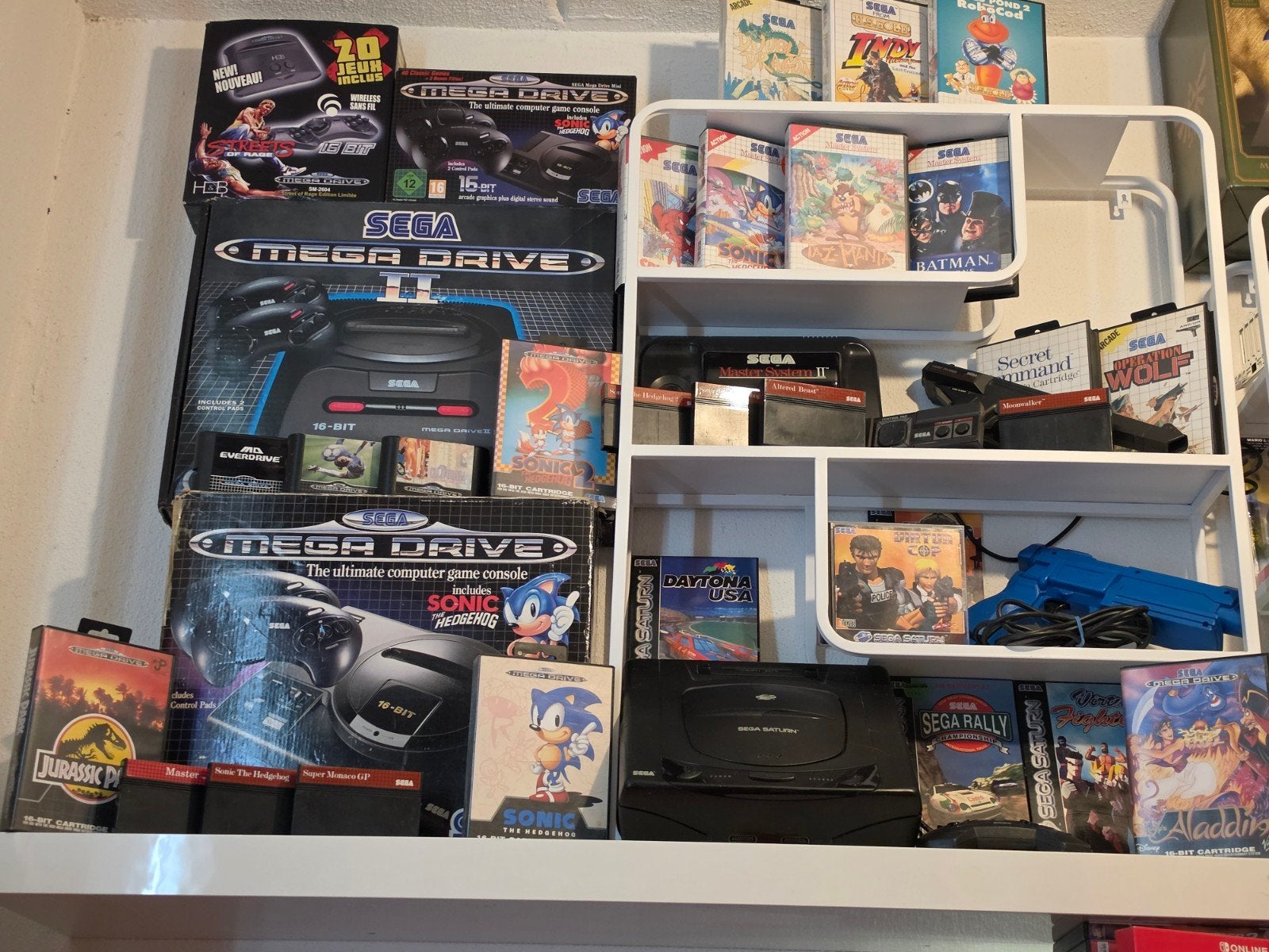 Grote Sega verzameling. Master system, Megadrive, Saturn, Ophalen of Verzenden, Met 2 controllers, Mega Drive