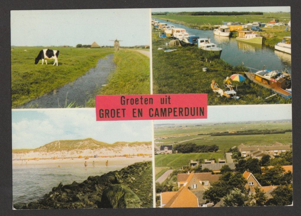 Groeten uit Groet en Camperduin, Ophalen of Verzenden, 1960 tot 1980, Gelopen, Noord-Holland