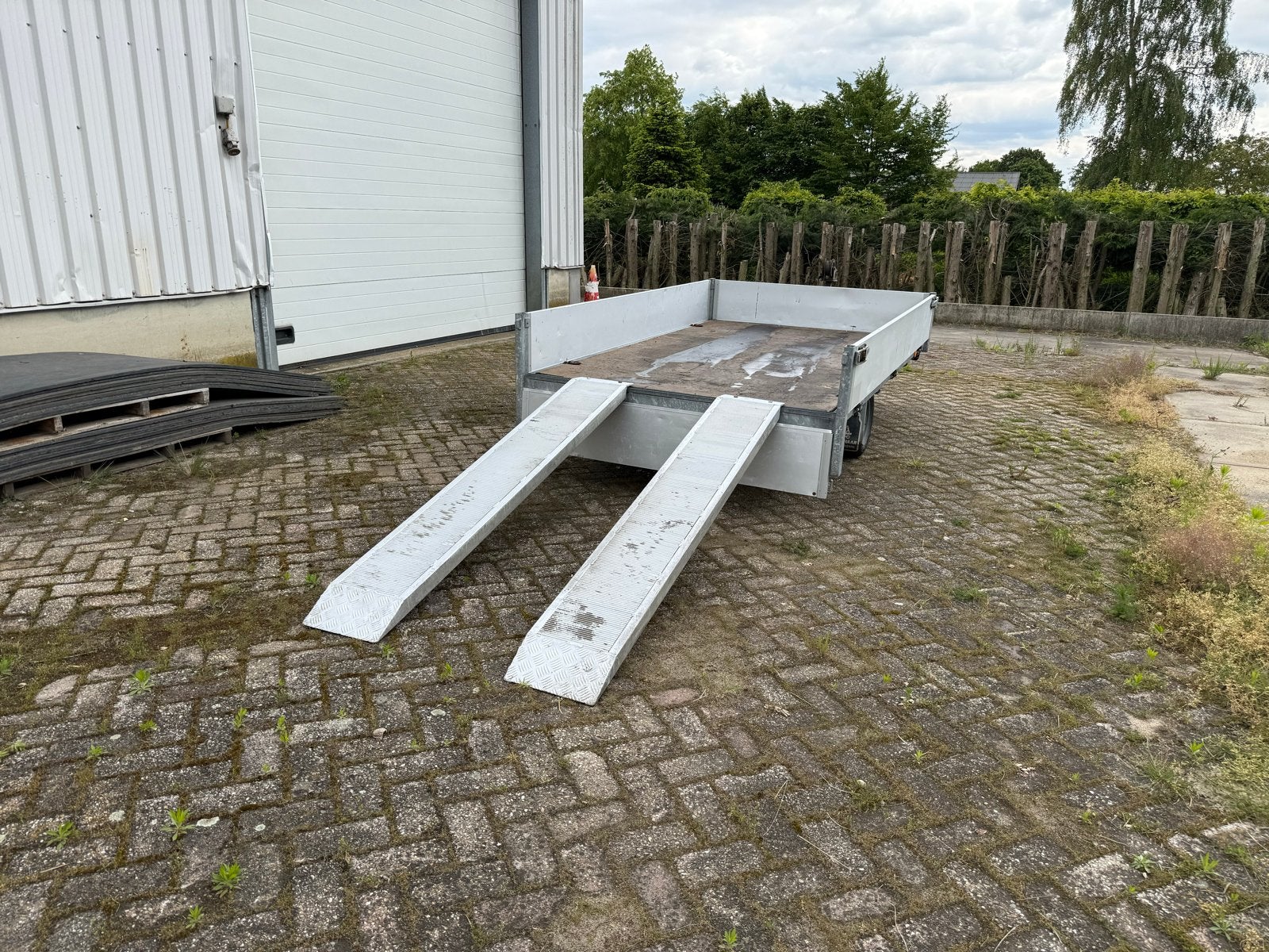 Henra JP13, Enkelas aanhanger - Ideaal voor diverse klussen, Ophalen, Gebruikt