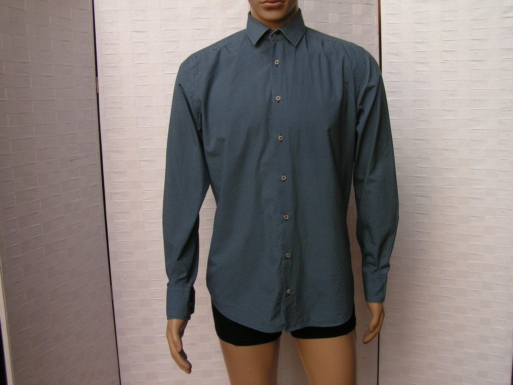 SOCI3TY overhemd,Mt M(39) topstaat, Kleding | Heren, Tweedehands, Blauw, Tweedehands, Zo goed als nieuw