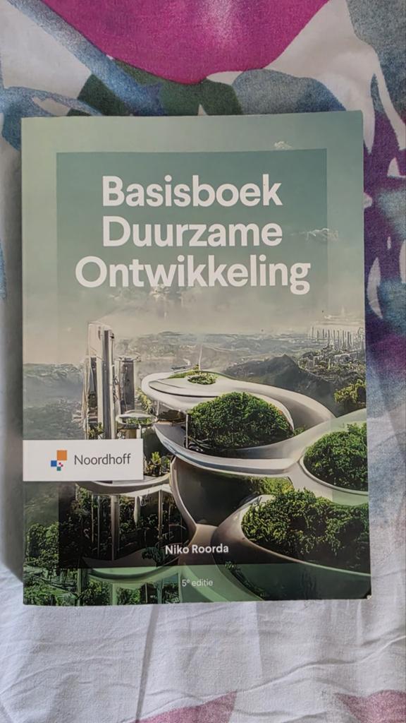Basisboek Duurzame Ontwikkeling - Niko Roorda 5e editie, Zo goed als nieuw, Niko Roorda, Gamma, HBO