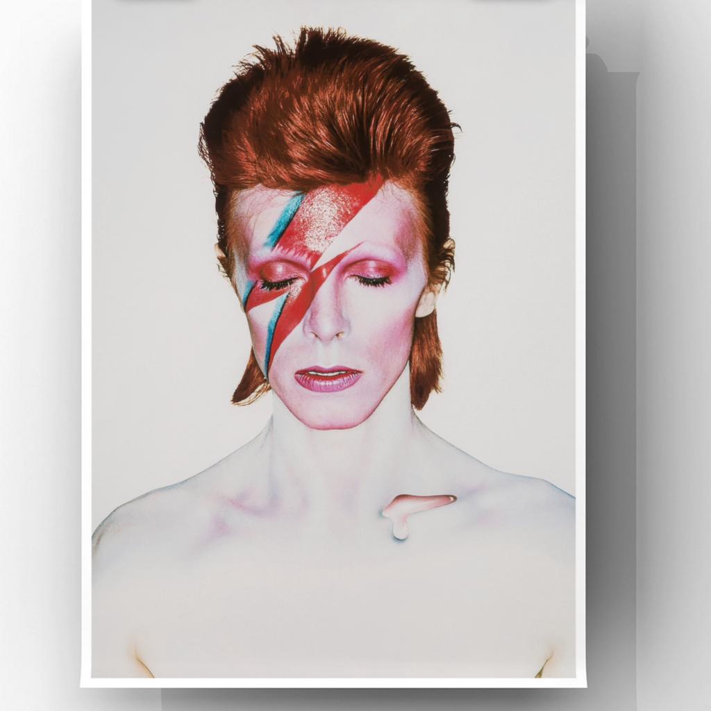 Brian Duffy — David Bowie, Aladdin Sane (Closed Eyes), 1973, Ophalen of Verzenden, 1960 tot 1980, Overige onderwerpen