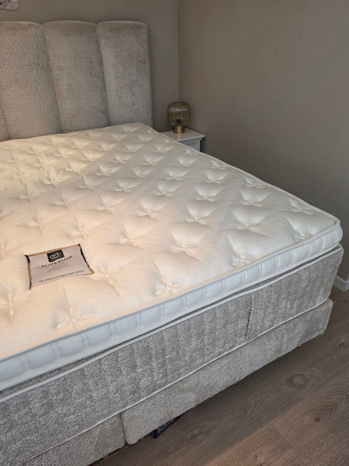 Serta Superior Gelfoam Topper - Comfortabel en Ondersteunend, Ophalen of Verzenden, Zo goed als nieuw, Tweepersoons