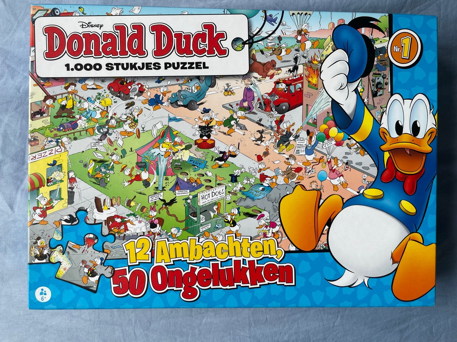 Donald Duck Puzzels: 12 Ambachten & De Duckwacht (2x 1000 st, Hobby en Vrije tijd, Denksport en Puzzels, Ophalen, 500 t/m 1500 stukjes