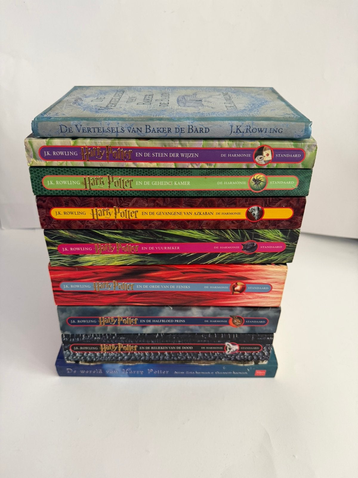 Harry Potter Paperback Boeken NL + Baker de Bard Hardcover, Boeken, Verzenden, Zo goed als nieuw