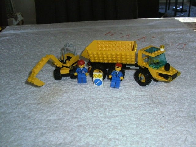 Lego System 6581 Dig & Dump Truck, Gebruikt, Lego, Ophalen of Verzenden, Compleet
