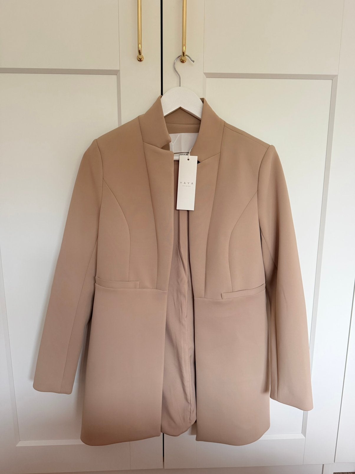 YAYA Women beige blazer maat 36, Beige, Nieuw, Ophalen of Verzenden, Jasje