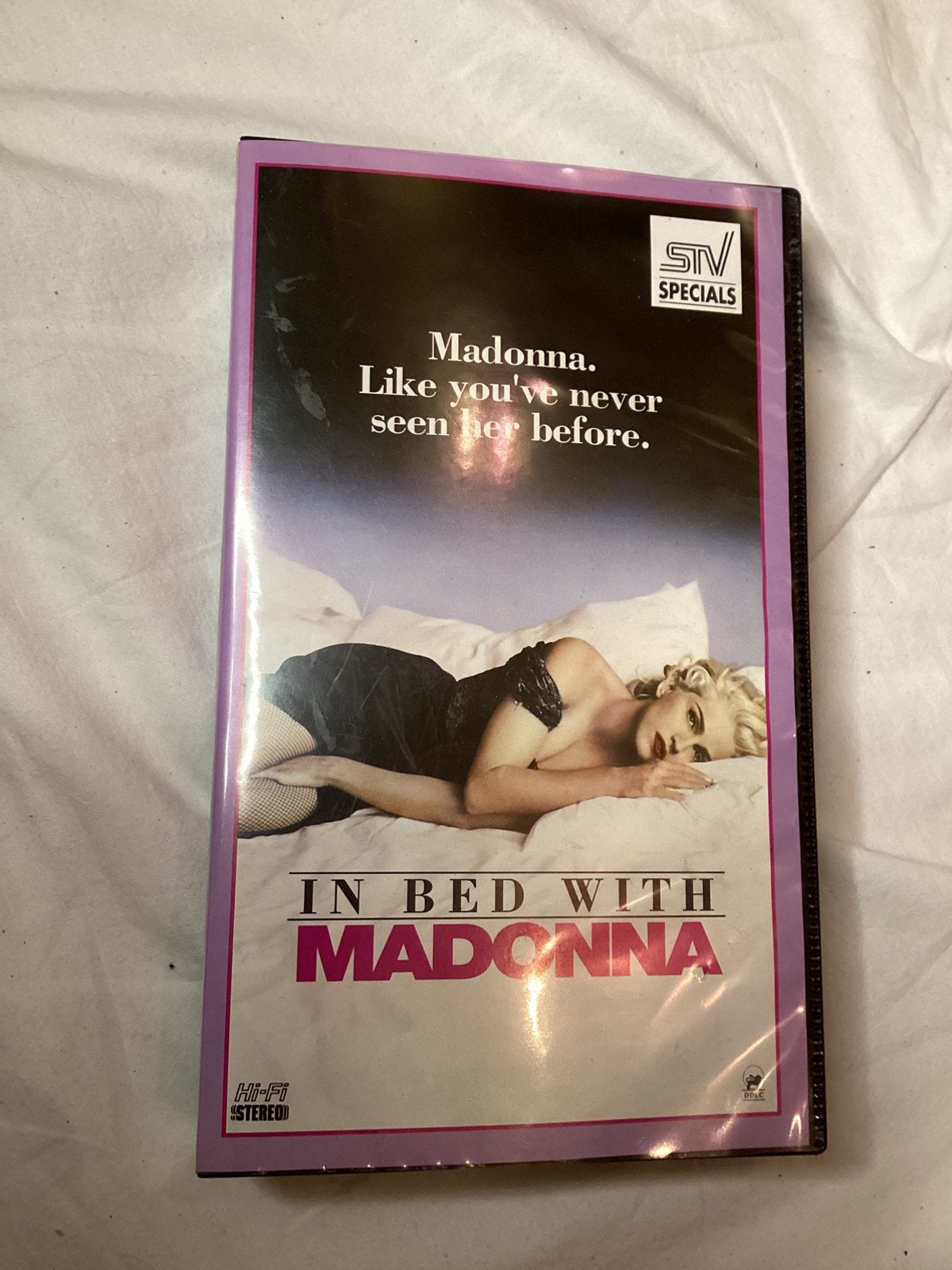 VHS,in bed with Madonna, Alle leeftijden, Ophalen of Verzenden, Zo goed als nieuw, Documentaire