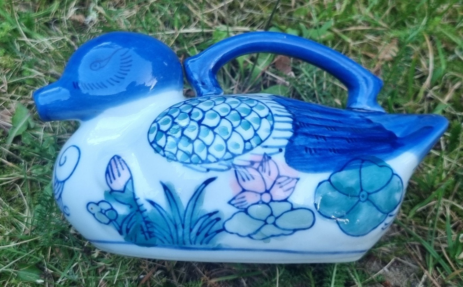 Vintage theepotje/schenkkannetje eend, Verzenden, Porselein, Overige stijlen, Overige typen