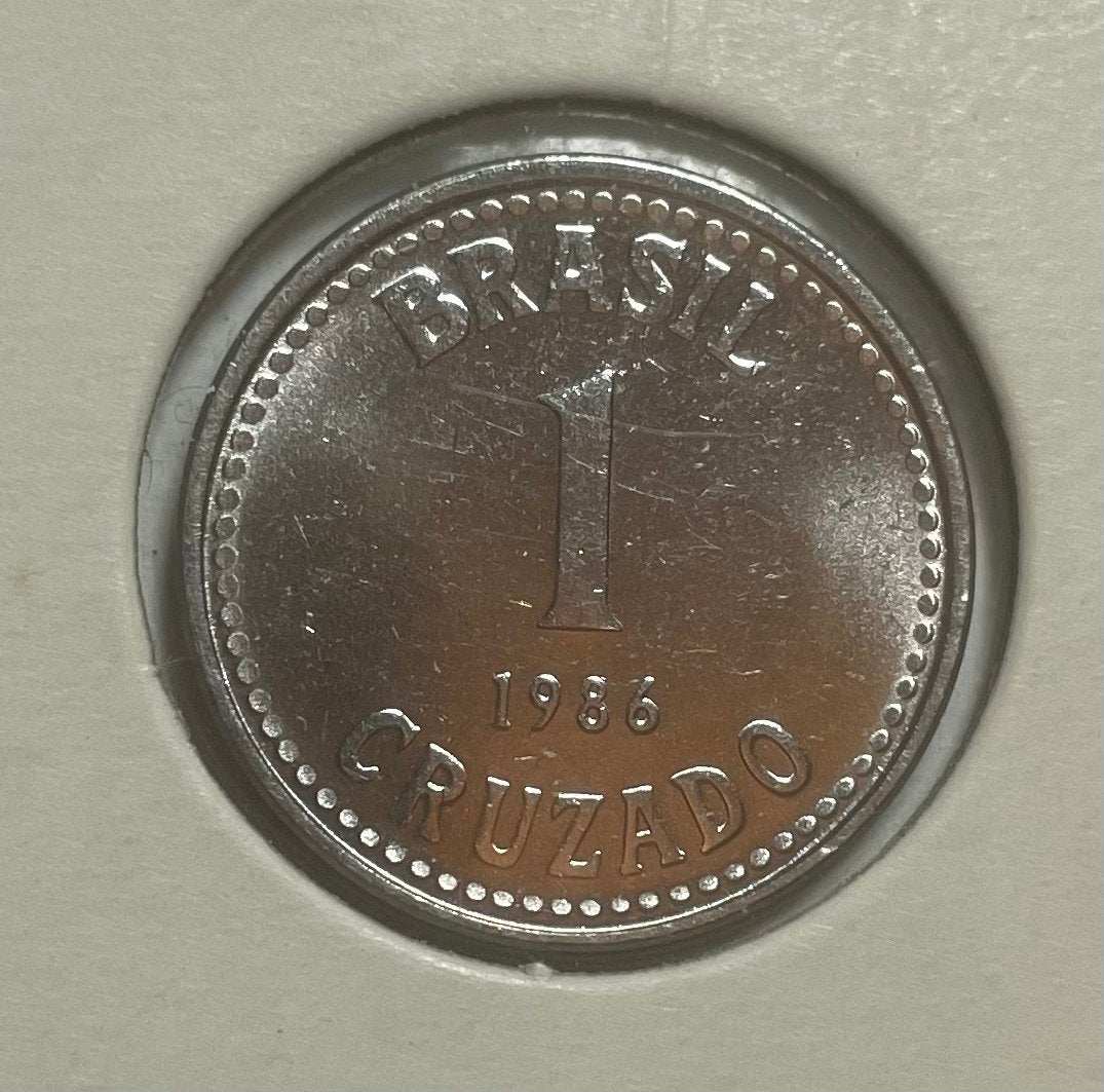 1 cruzado Brazilië 1986, Ophalen of Verzenden, Zuid-Amerika