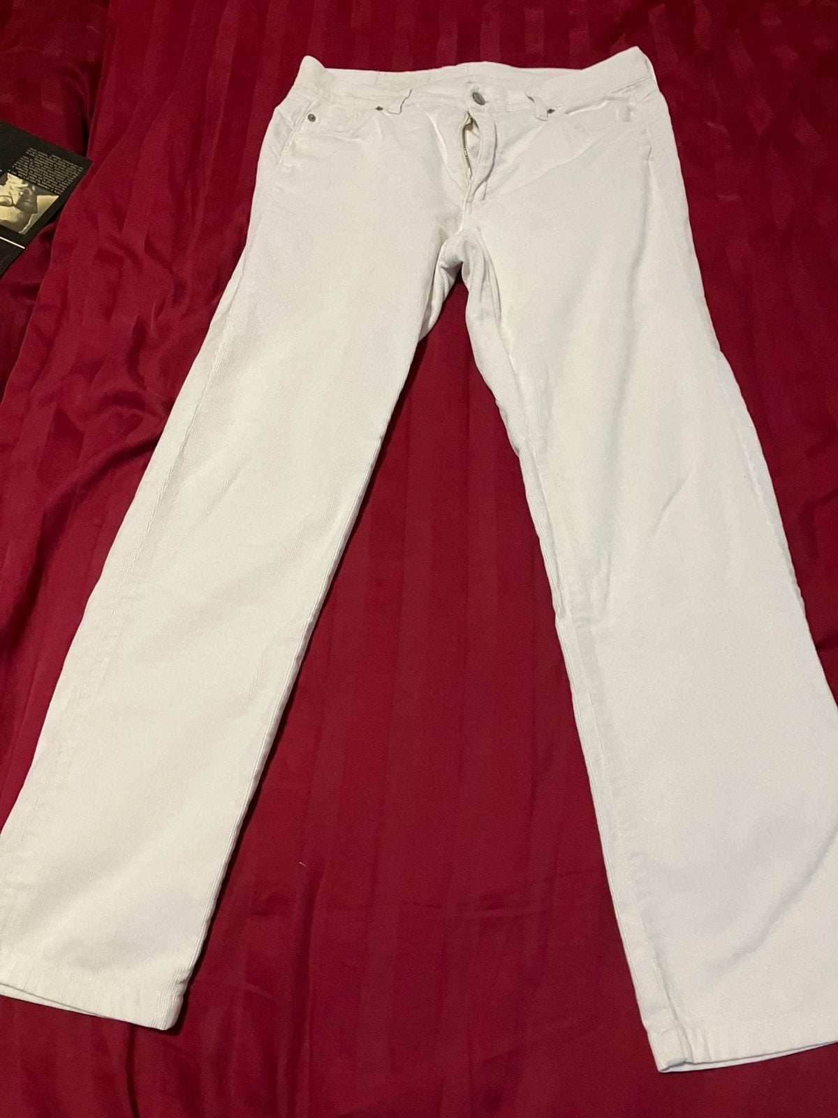 Angels witte rib broek, Maat 38/40 (M), Wit, Ophalen of Verzenden, Lang