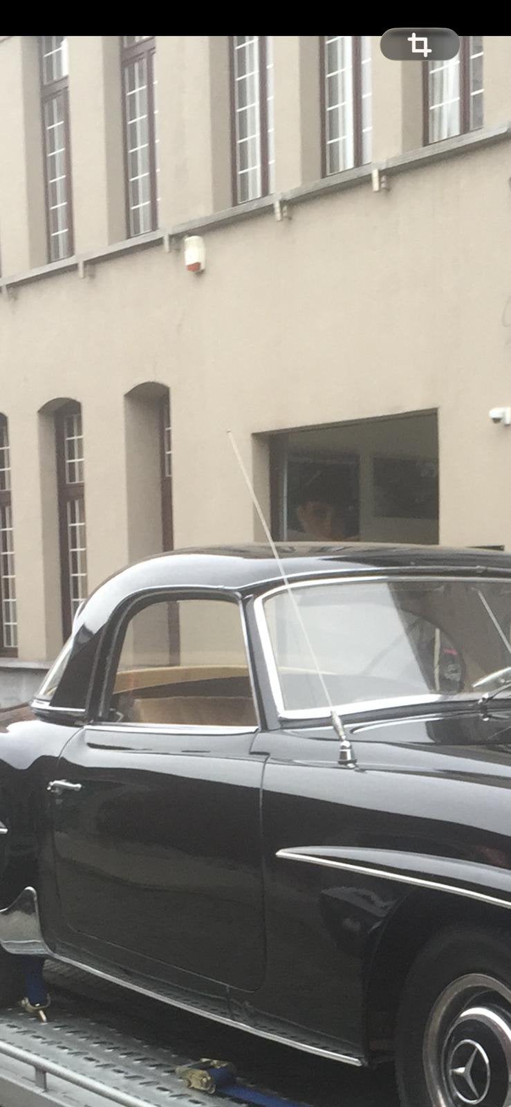 Hardtop mercedes 190 sl panoramisch, Ophalen