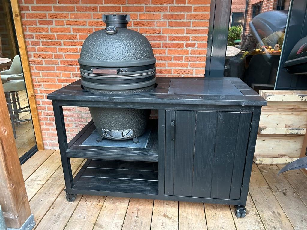 Kamado buitenkeuken Douglas | Green Egg / The Bastard, Ophalen of Verzenden, Nieuw, Houtskool