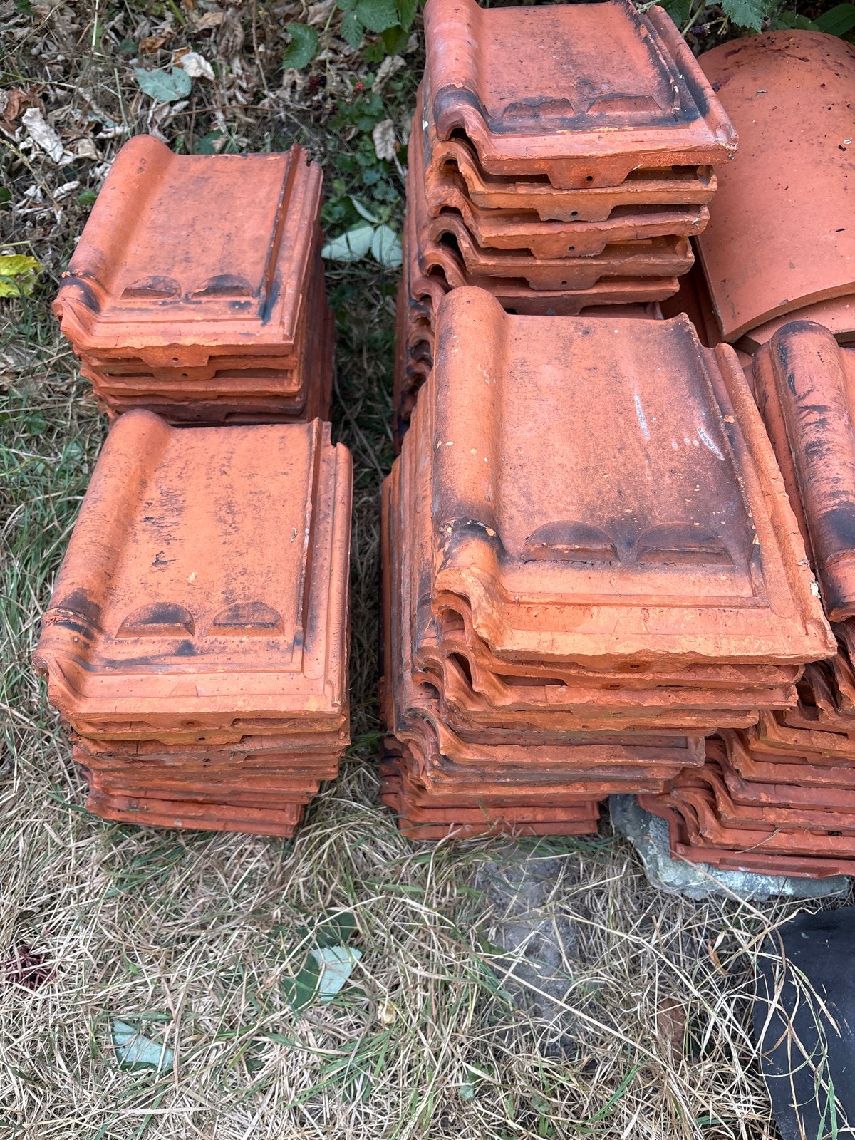 71 oranje dakpannen, afgespoten en schoon, Ophalen, Gebruikt, Steen of Klei, 15 m² of meer