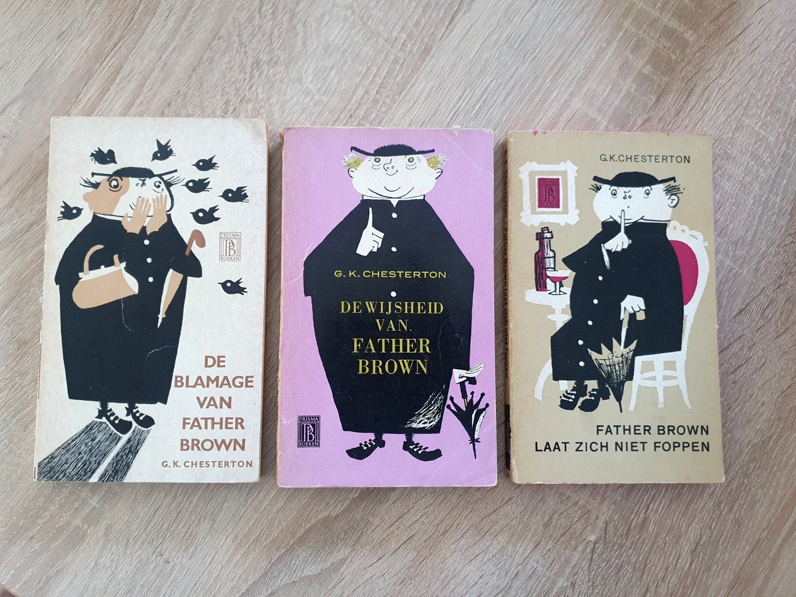 3 Father Brown boeken - G.K. Chesterton uit 1961, Ophalen of Verzenden, G.K. Chesterton