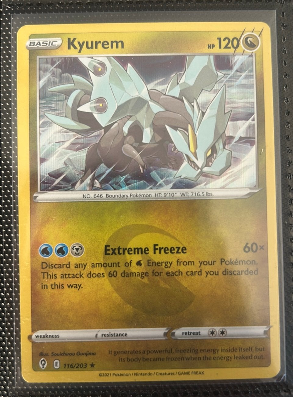Kyurem evs116, Verzenden, Zo goed als nieuw