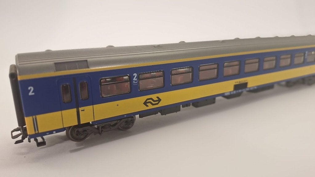 3 Marlin NS-personenwagons H0 gelijkstroom, Gelijkstroom, Wagon, Ophalen of Verzenden, Märklin