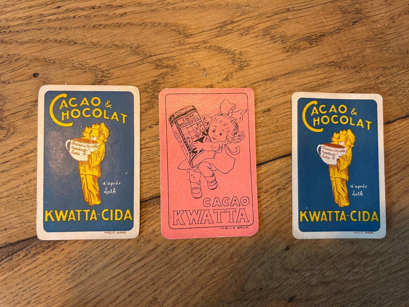 Vintage Kwatta speelkaarten en andere kaarten, Verzamelen, Ophalen of Verzenden, Gebruikt, Speelkaart(en)