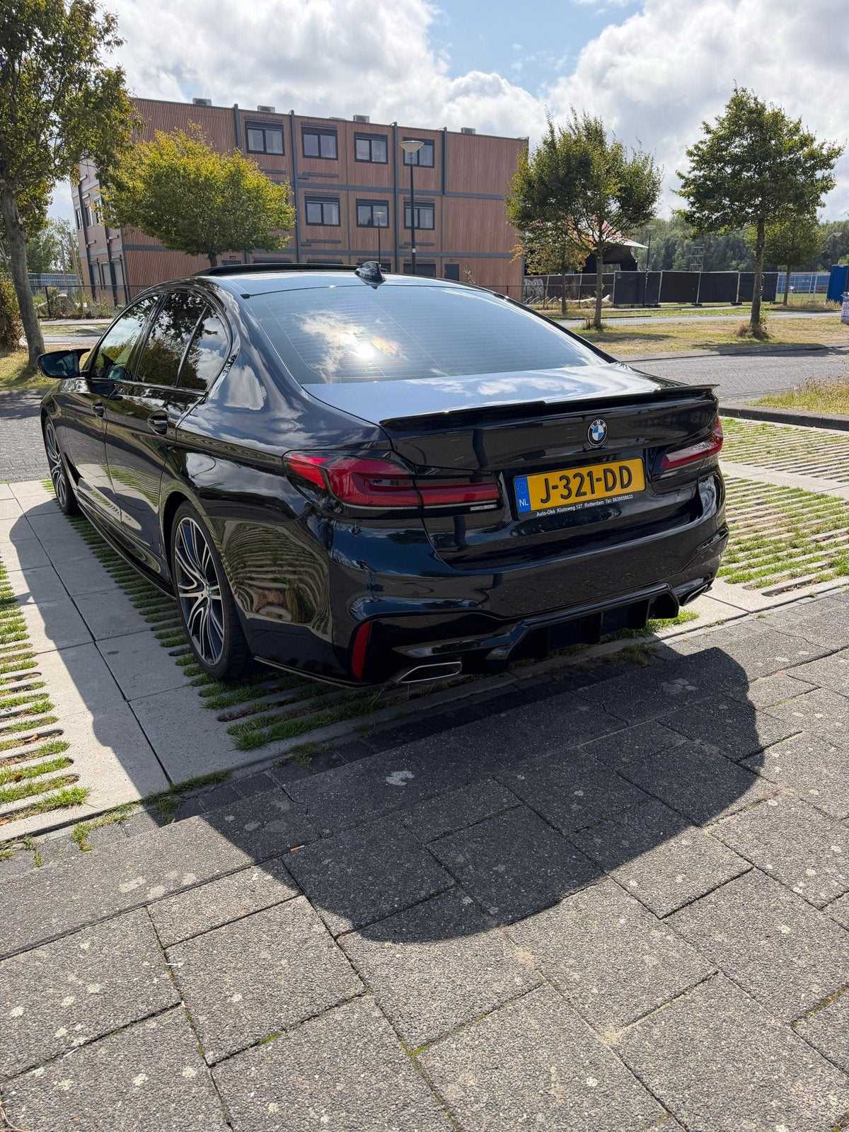 BMW G30 5-Serie 520i 184pk Aut, HUD, 2020 M# CarbonSchwarz, Auto's, 1998 cc, Achterwielaandrijving, 2000 kg, Particulier
