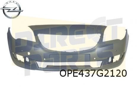Opel Meriva B (2/14-) voorbumper (bij PDC) (te spuiten) Orig, -, -, Opel, Nieuw