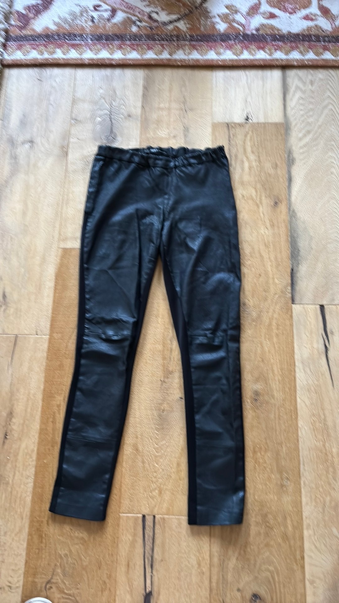 ARMA Leren broek NL maat 42 zgan zwart, Kleding | Dames, Verzenden, Zwart, Maat 42/44 (L), Zo goed als nieuw