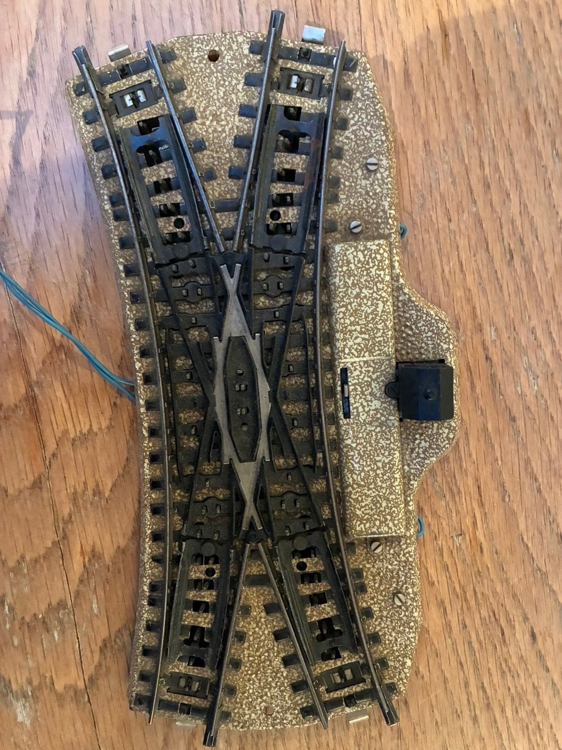 Märklin Analoge Elektrische Kruiswissel 5128, Hobby en Vrije tijd, Ophalen, Wisselstroom, Gebruikt, Rails