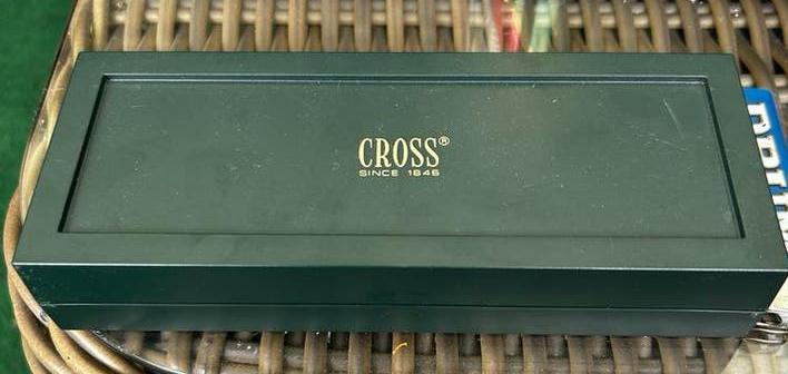 Vintage Cross pen met 'Boerhaave Commissie' gravure, Ophalen of Verzenden, Zo goed als nieuw