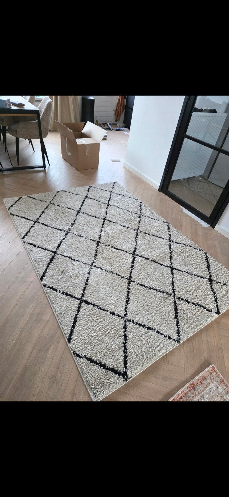 Hoogpolig vloerkleed 160x230cm, Ophalen, Zo goed als nieuw, Rechthoekig, 200 cm of meer
