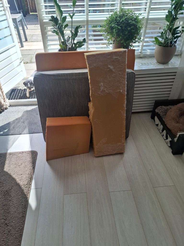 Schuimrubber, Huis en Inrichting, Slaapkamer | Nachtkastjes, Ophalen, Minder dan 45 cm