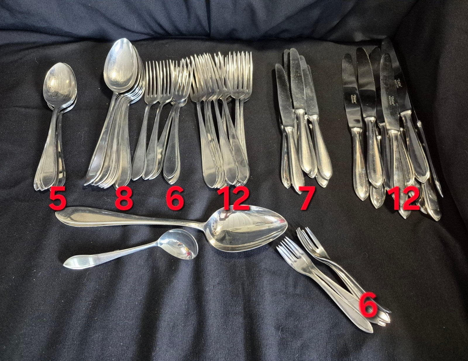 52 delig sola G Z bestek puntfilet, Gebruikt, Sola, Bestekset, Ophalen of Verzenden