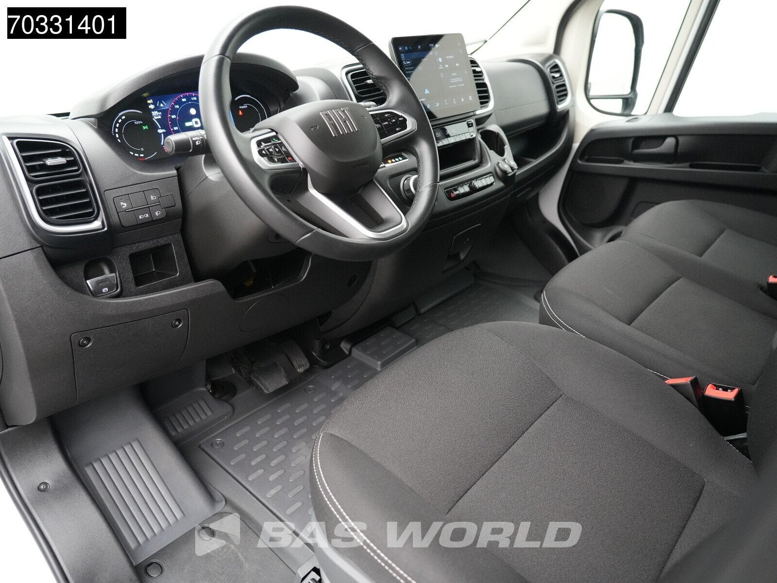 Fiat e-Ducato Elektrisch Heavy 110kWh 424km WLTP L3H2 LED Na, Stof, Wit, 2865 kg, 3 stoelen