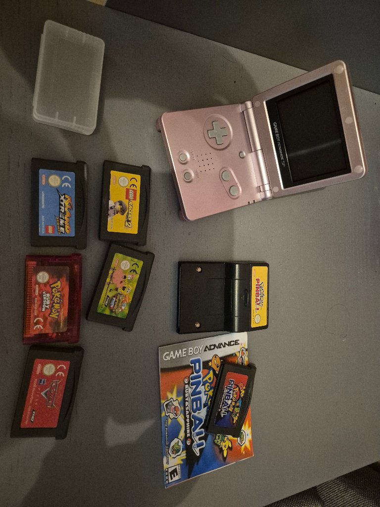 Game boy advance sp, Spelcomputers en Games, Ophalen of Verzenden, Zo goed als nieuw, Game Boy Advance, Met games