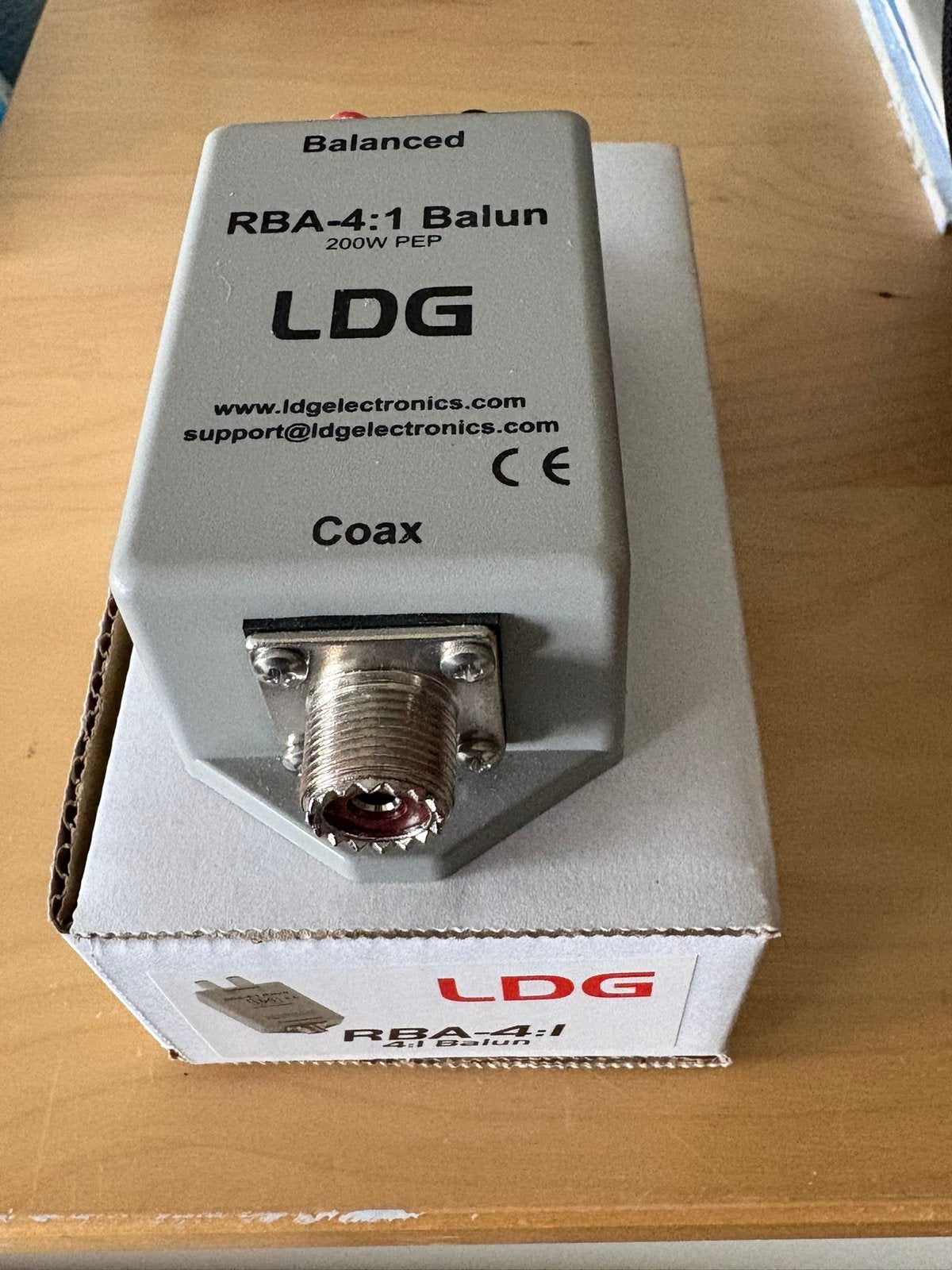 LDG Balun RBA-4:1 200w PEP zgan, Telecommunicatie, Ophalen of Verzenden, Zo goed als nieuw