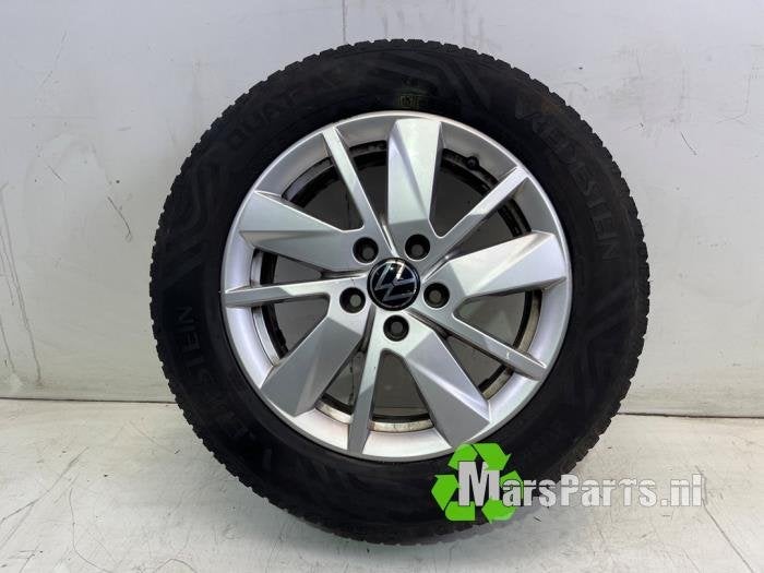 Velg + Band van een Volkswagen Caddy, Gebruikt, -, -, Ophalen of Verzenden