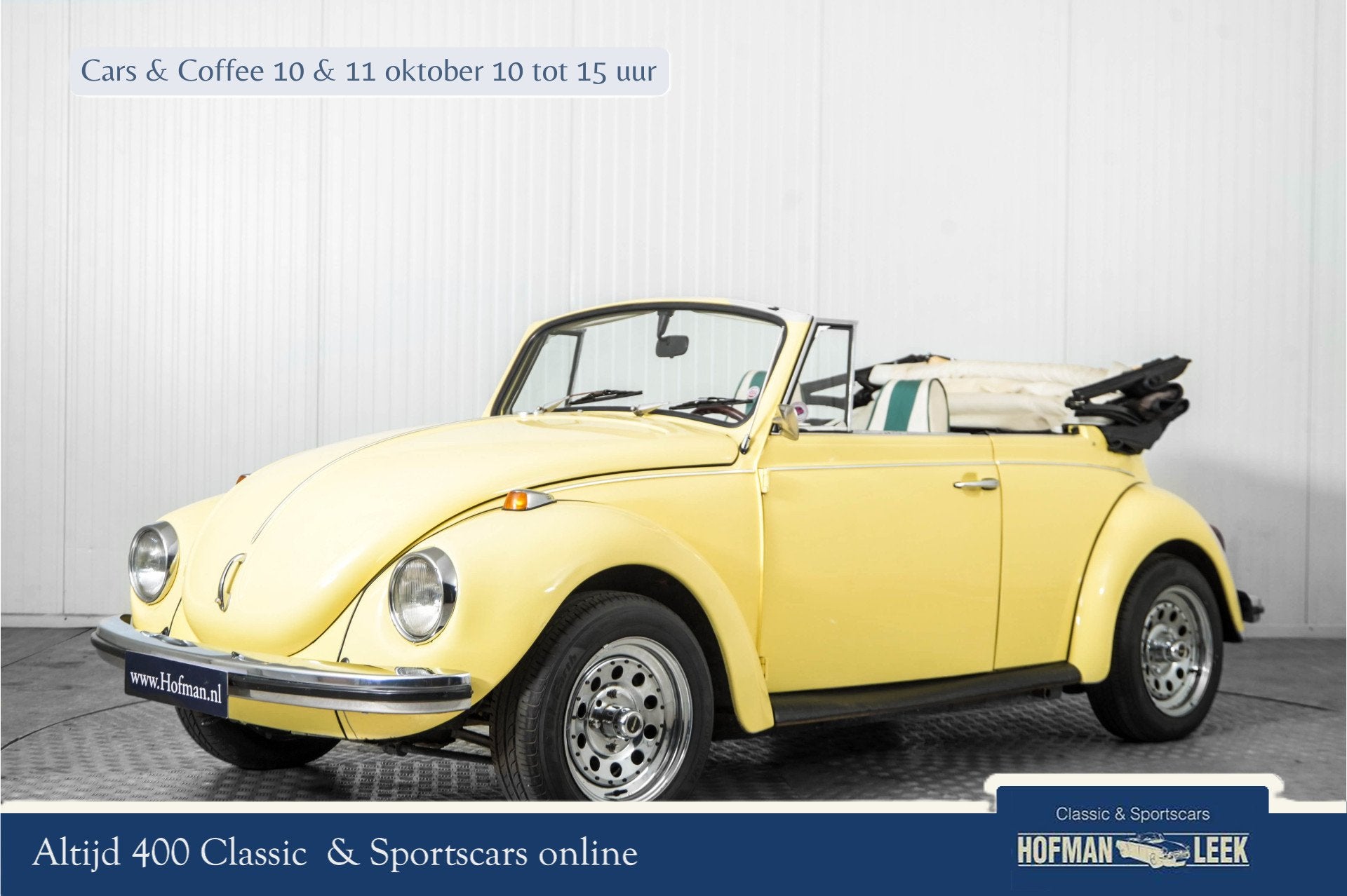 Volkswagen Kever 1302 cabrio (bj 1971), Auto's, Gebruikt, Beetle (Kever), Cabriolet, Geel