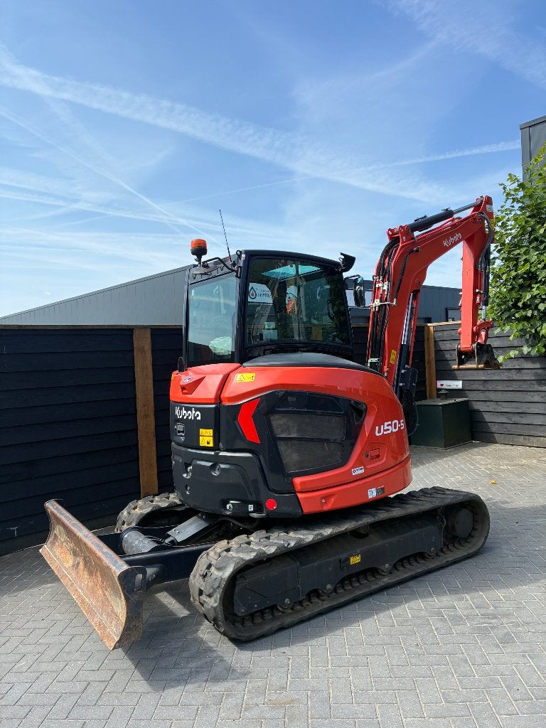Kubota U50-5, Ophalen, Graafmachine