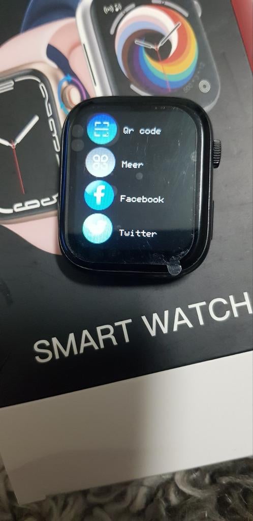 Nieuwe mooie smartwatch, Zwart, Nieuw, Ophalen of Verzenden, Hoogte